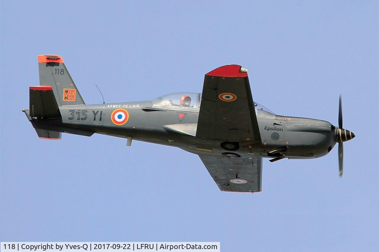 118, Socata TB-30 Epsilon C/N 118, Socata TB-30 Epsilon, On display, Morlaix-Ploujean airport (LFRU-MXN) Air show 2017