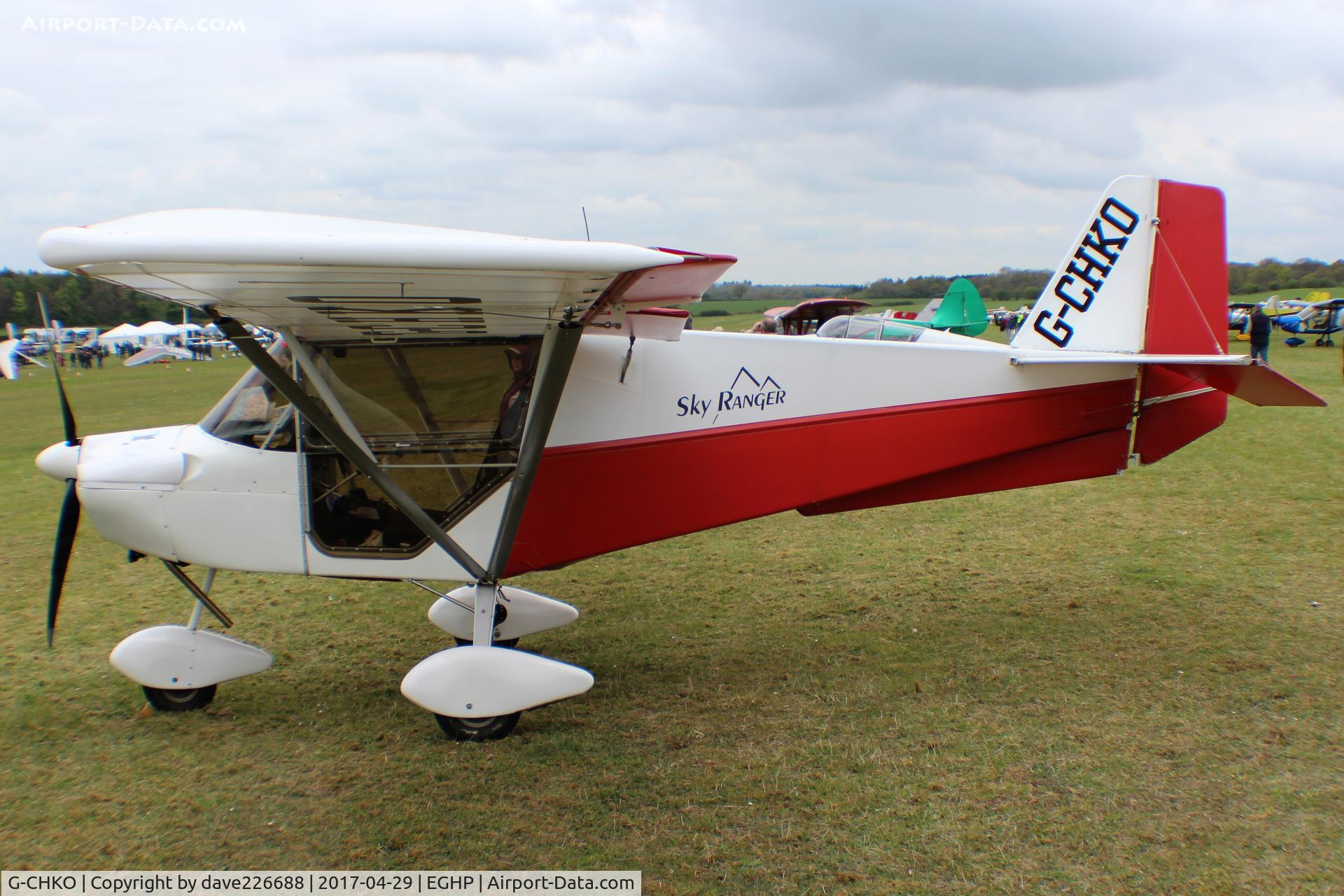 G-CHKO, 2012 Best Off Skyranger 912S C/N BMAA HB 629, G CHKO at the Microlight Flyin at Popham