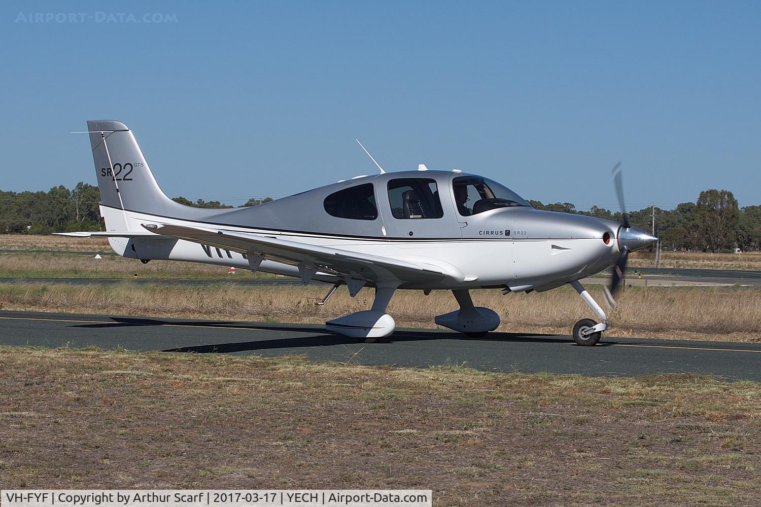 VH-FYF, Cirrus SR22 GTS C/N 3515, AAAA Fly In 2017