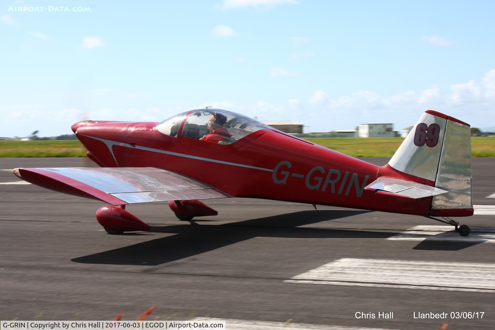 G-GRIN, 1999 Vans RV-6 C/N PFA 181-12409, Royal Aero Club 3Rs air race at Llanbedr