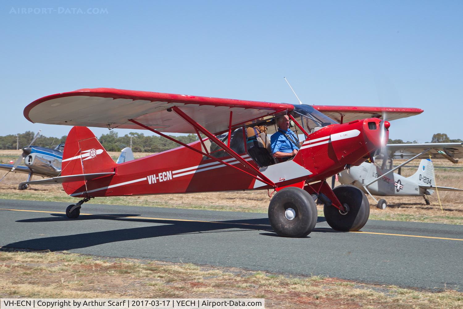 VH-ECN, 1952 Piper PA-18 C/N 18-1414, AAAA Fly In 2017