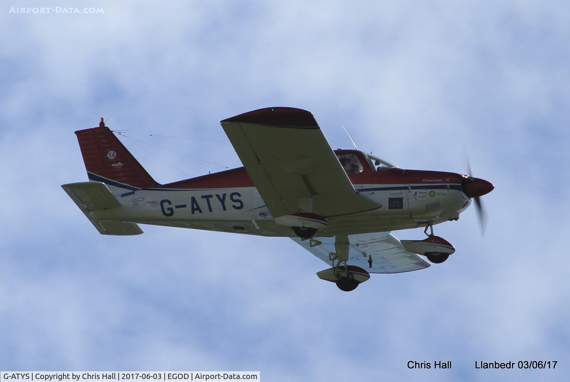 G-ATYS, 1966 Piper PA-28-180 Cherokee C/N 28-3296, Royal Aero Club 3Rs air race at Llanbedr