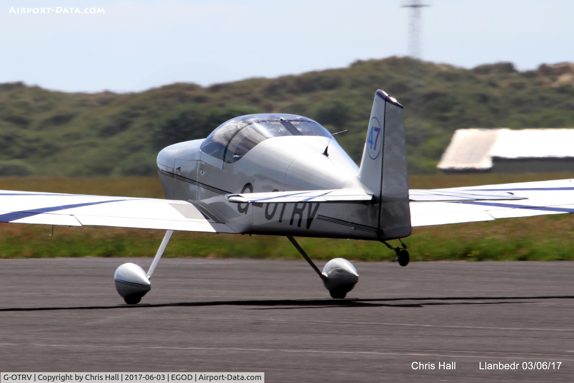G-OTRV, 1999 Vans RV-6 C/N PFA 181-13302, Royal Aero Club 3Rs air race at Llanbedr