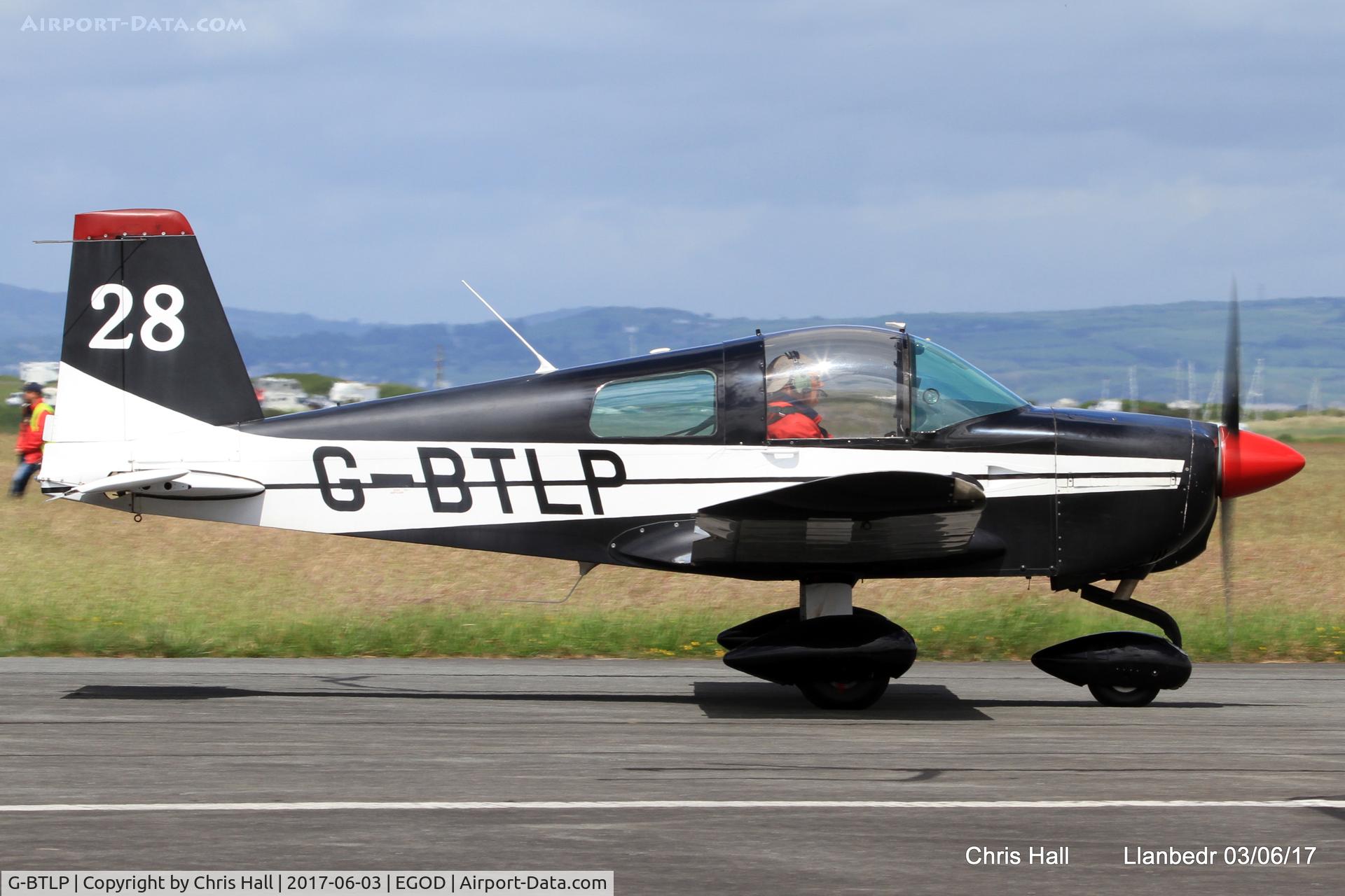 G-BTLP, 1977 Grumman American AA-1C Lynx C/N AA1C-0109, Royal Aero Club 3Rs air race at Llanbedr
