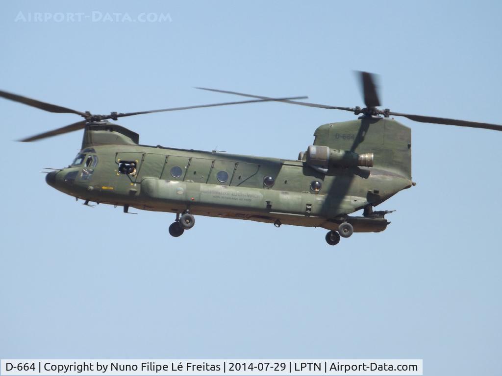 D-664, Boeing CH-47D Chinook C/N M.3664/NL-004, During the Hot Blade 2014.