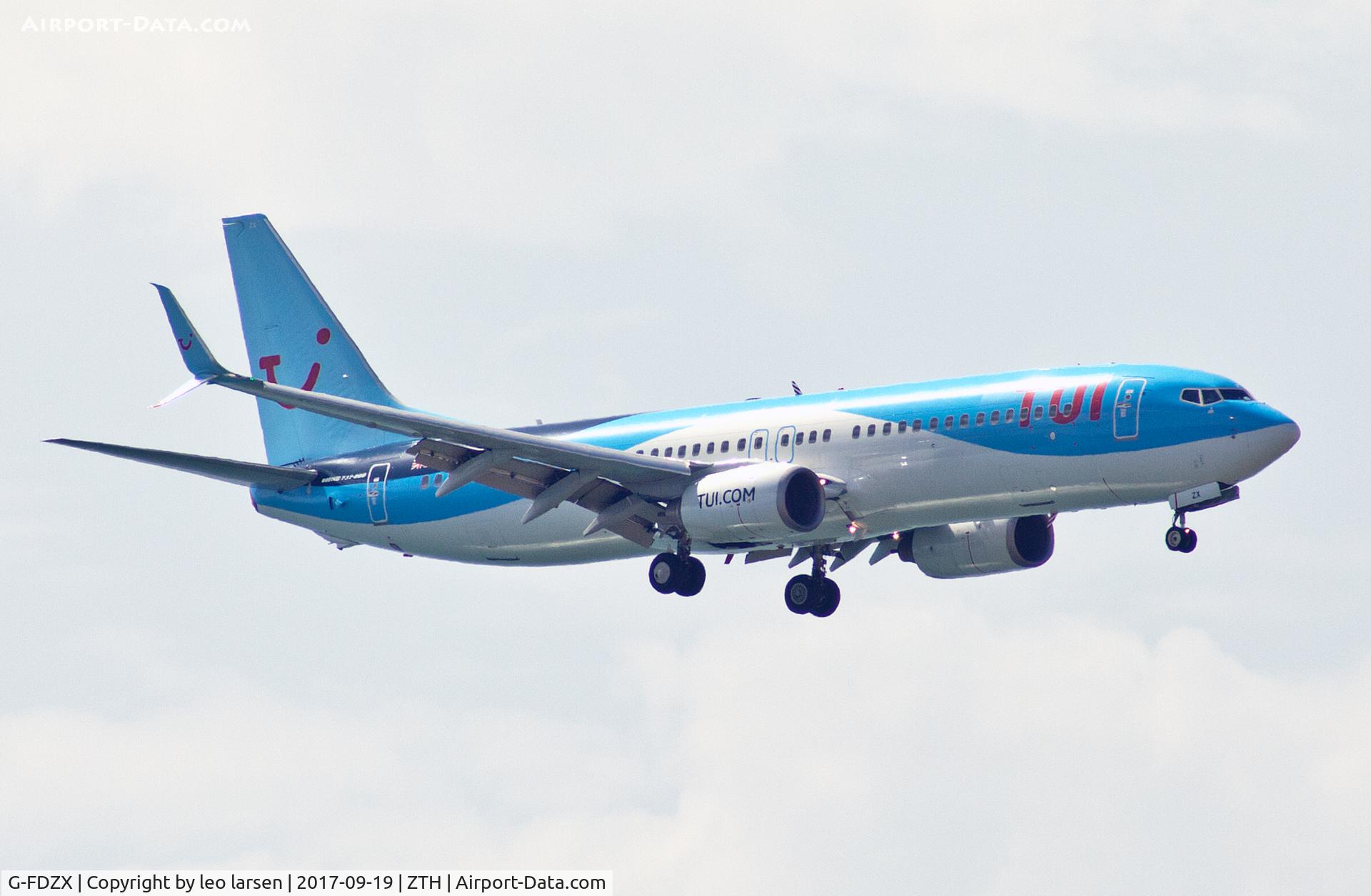 G-FDZX, 2011 Boeing 737-8K5 C/N 37258, Zakynthos 19.9.2017