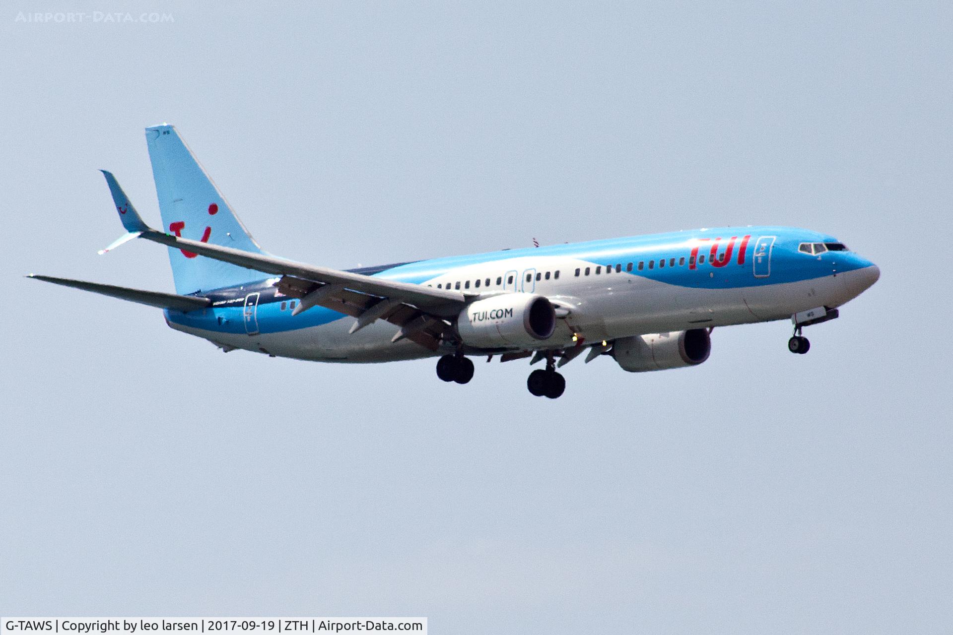G-TAWS, 2014 Boeing 737-8K5 C/N 37241, Zakynthos 19.9.2017 app to R-34.