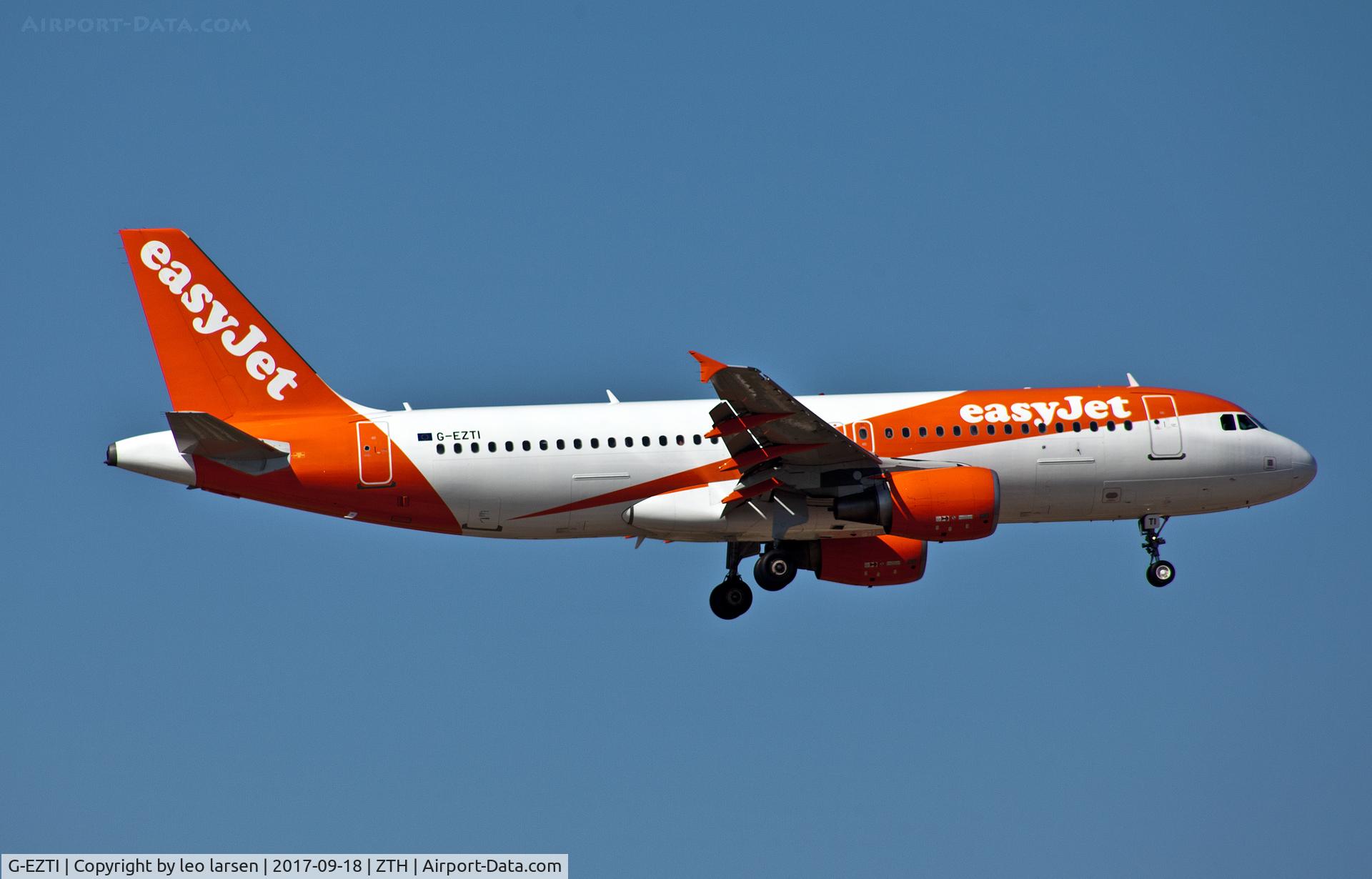 G-EZTI, 2009 Airbus A320-214 C/N 3975, Zakynthos 18.9.2017