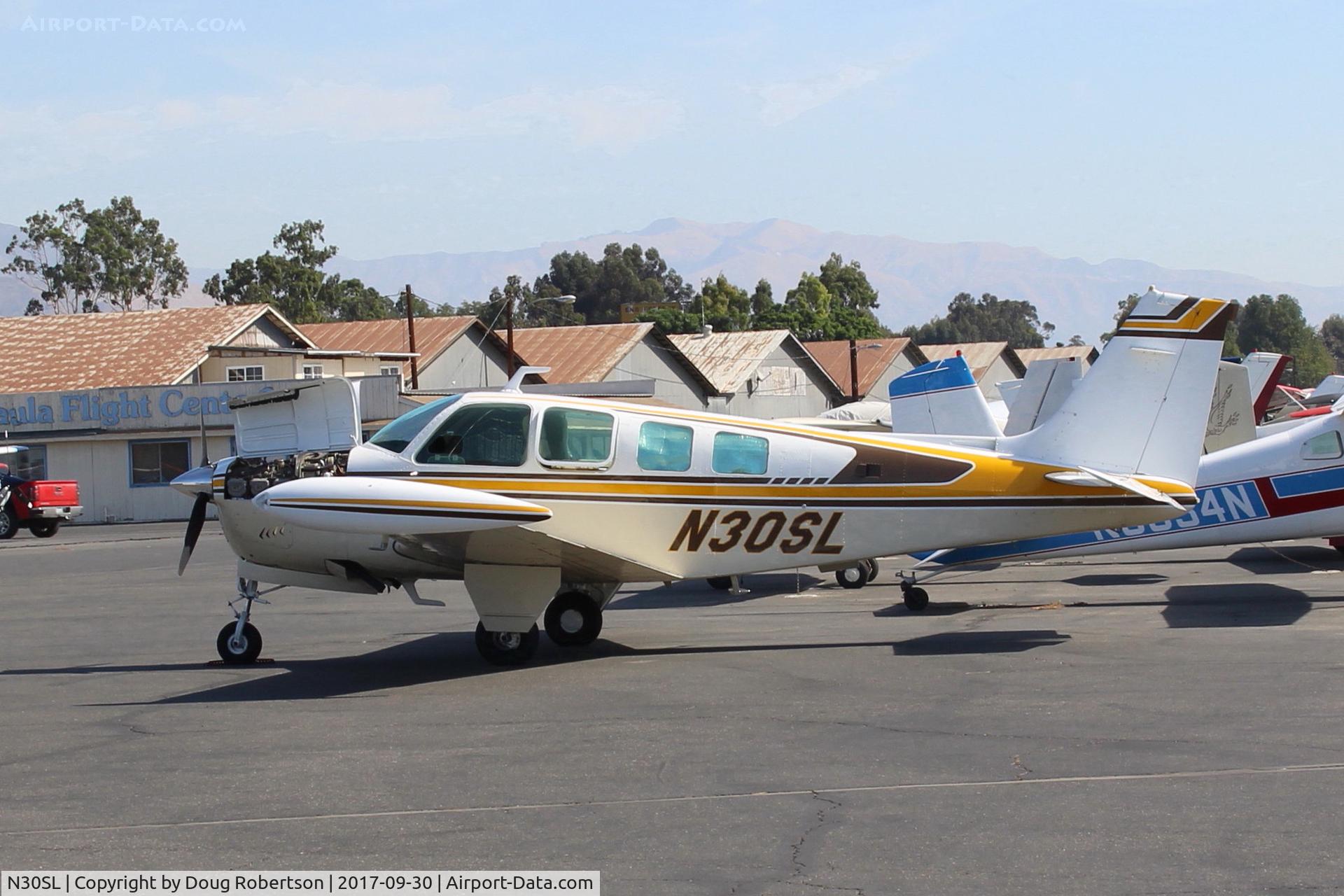 N30SL, 1972 Beech A36 Bonanza 36 C/N E-338, 1972 Beech A36 BONANZA, Continental IO-520 285 Hp