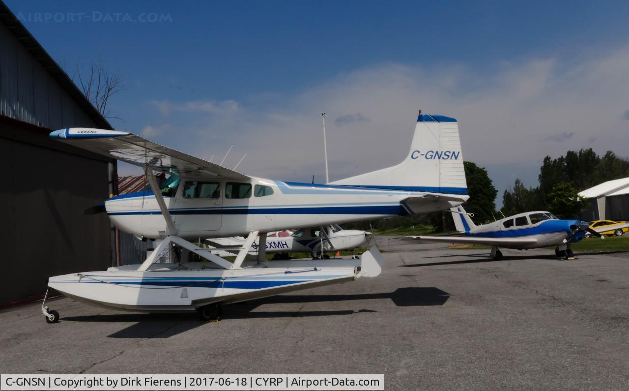 C-GNSN, 1976 Cessna A185F Skywagon 185 C/N 185-03073, Parked at airport.