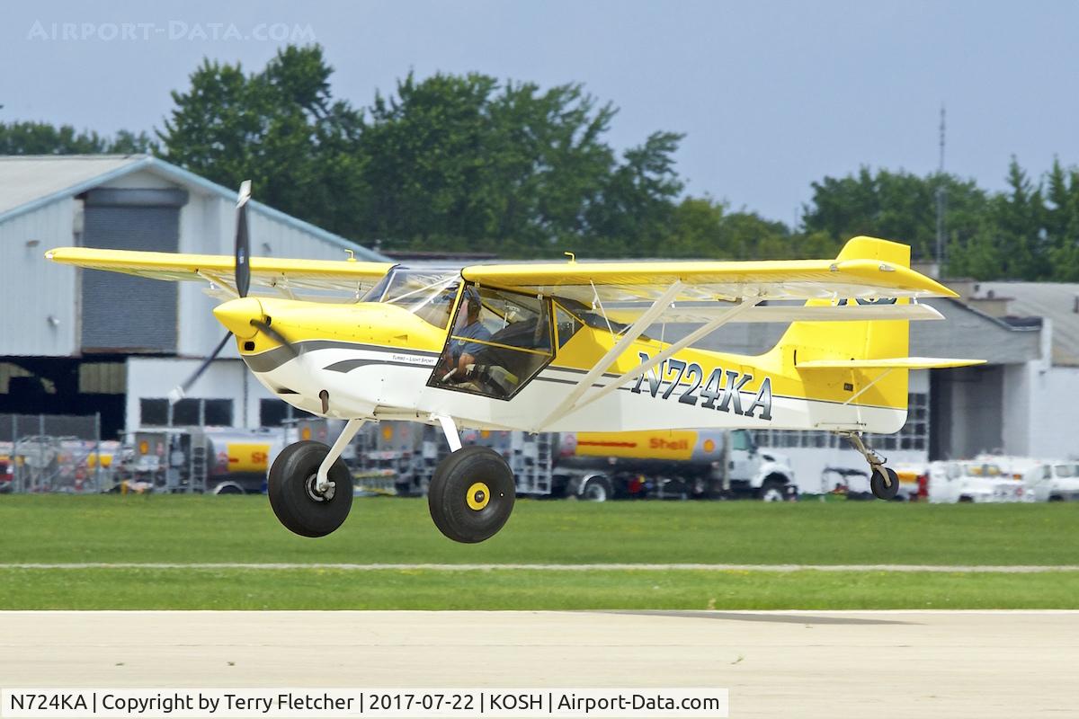 N724KA, 2012 Foxair Kitfox Light Sport C/N KA12254243, At 2017 EAA AirVenture at Oshkosh