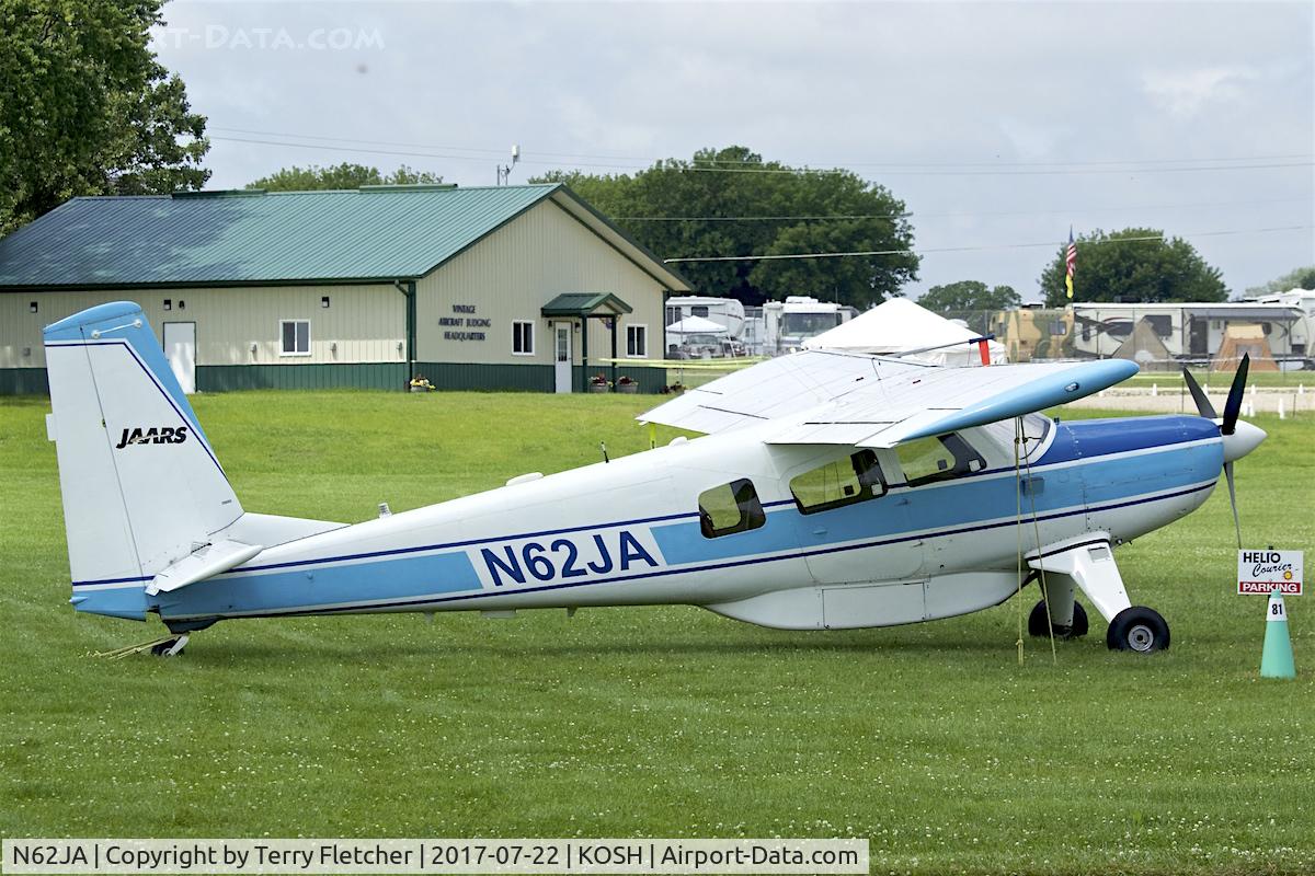 N62JA, 1972 Helio H-295-1400 Super Courier C/N 1443, At 2017 EAA AirVenture at Oshkosh