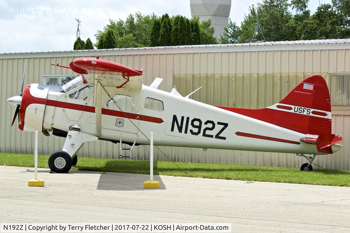 N192Z, 1959 De Havilland Canada DHC-2 Beaver Mk.1 C/N 1347, At 2017 EAA AirVenture at Oshkosh