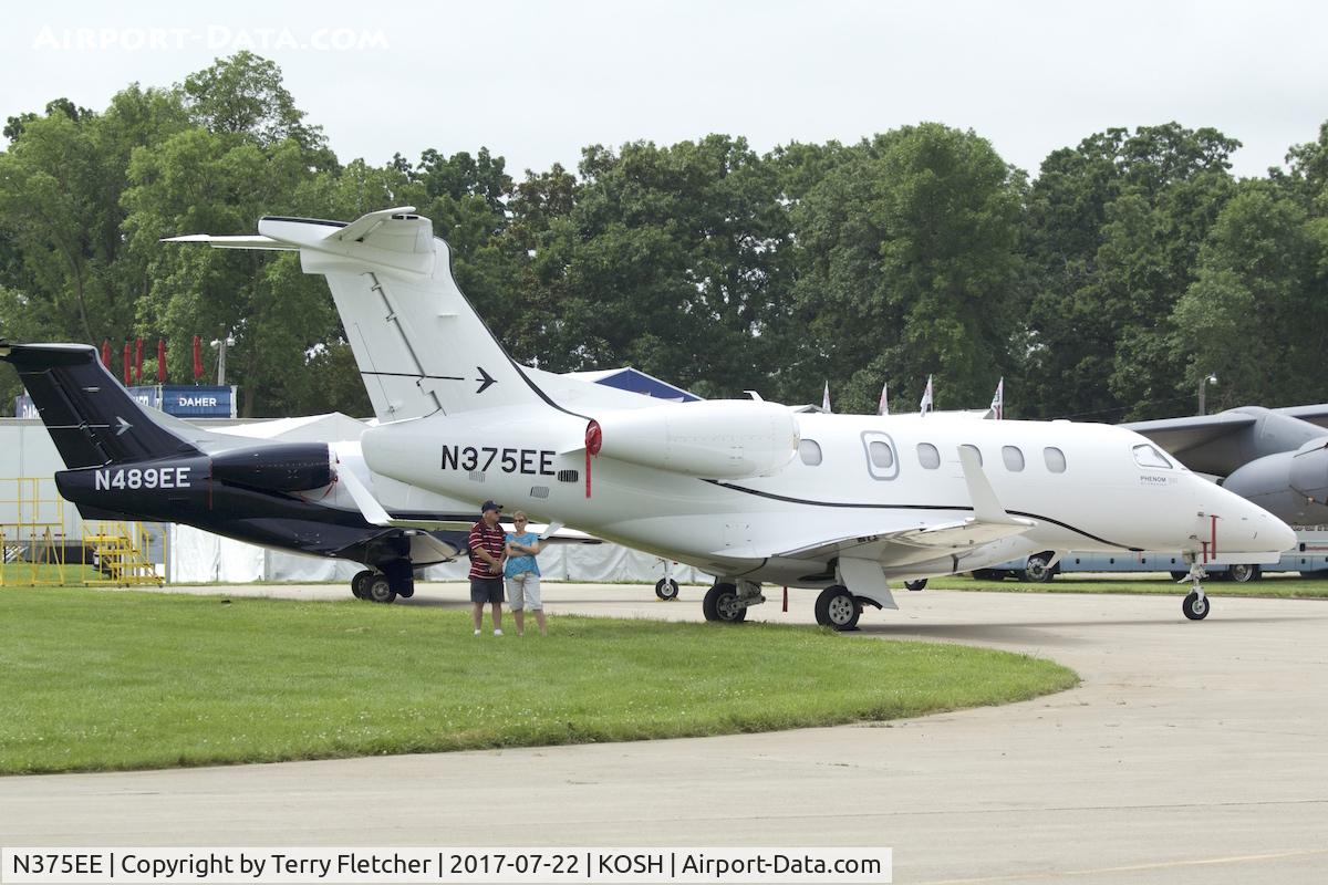 N375EE, 2017 Embraer EMB-505 Phenom 300 C/N 50500375, At 2017 EAA AirVenture at Oshkosh