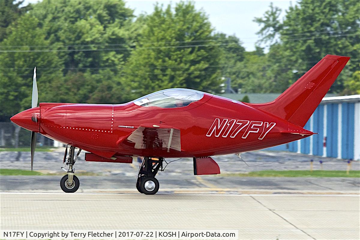 N17FY, 2011 Questair Venture C/N 9, At 2017 EAA AirVenture at Oshkosh
