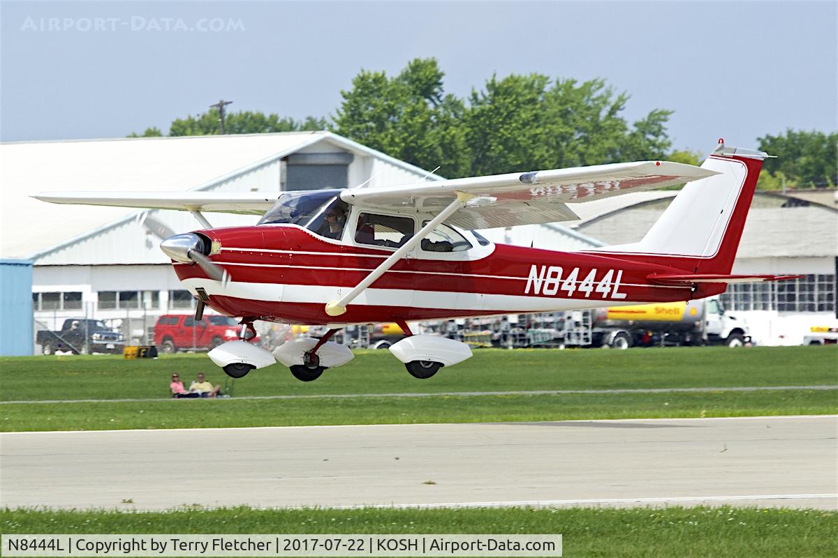 N8444L, 1968 Cessna 172I C/N 17256644, At 2017 EAA AirVenture at Oshkosh
