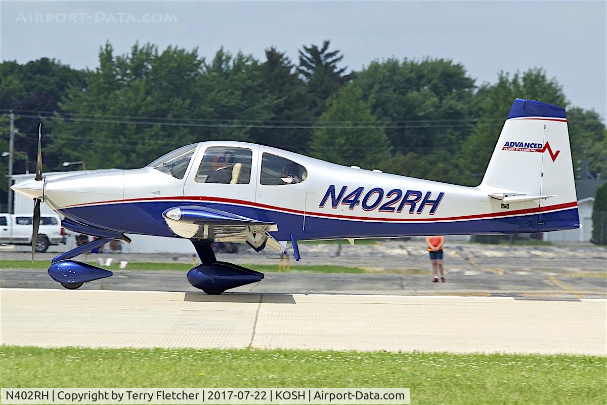 N402RH, 2008 Vans RV-10 C/N 40204, At 2017 EAA AirVenture at Oshkosh