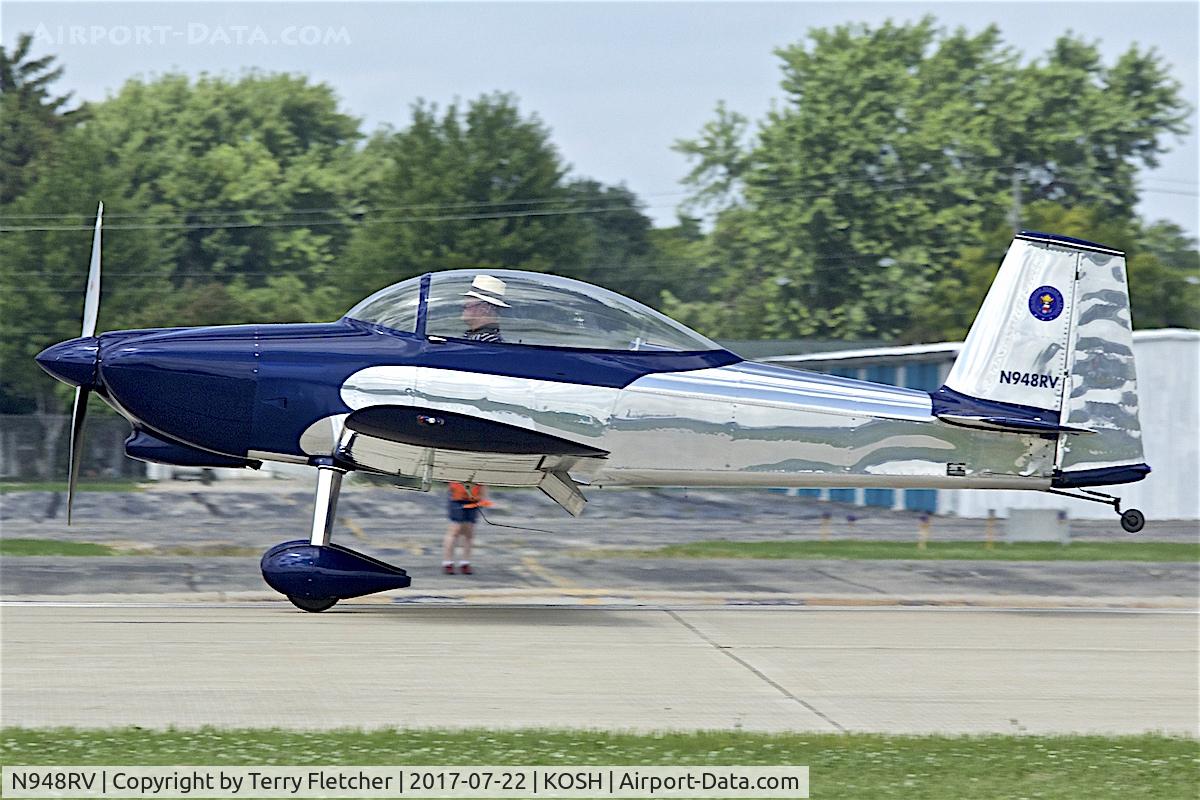 N948RV, 2004 Vans RV-8 C/N 82021, At 2017 EAA AirVenture at Oshkosh