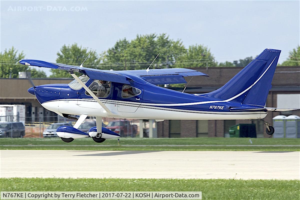 N767KE, 2014 Glasair GS-2 Sportsman C/N 7421, At 2017 EAA AirVenture at Oshkosh