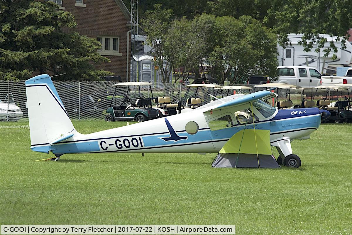 C-GOOI, 1954 Helio H-391B Courier C/N 001, At 2017 EAA AirVenture at Oshkosh