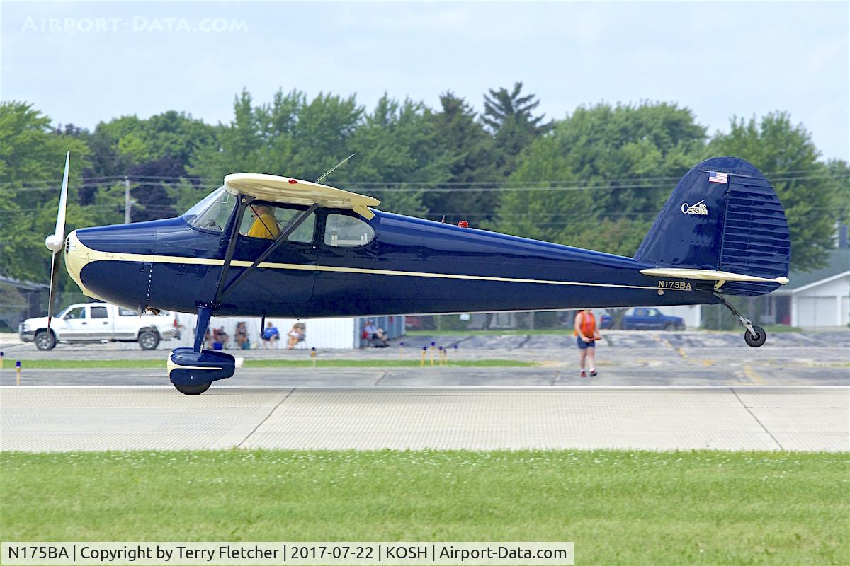 N175BA, 1948 Cessna 170 C/N 18516, At 2017 EAA AirVenture at Oshkosh