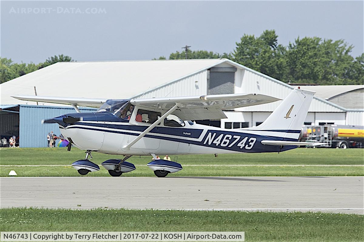 N46743, 1968 Cessna 172K Skyhawk C/N 17257464, At 2017 EAA AirVenture at Oshkosh