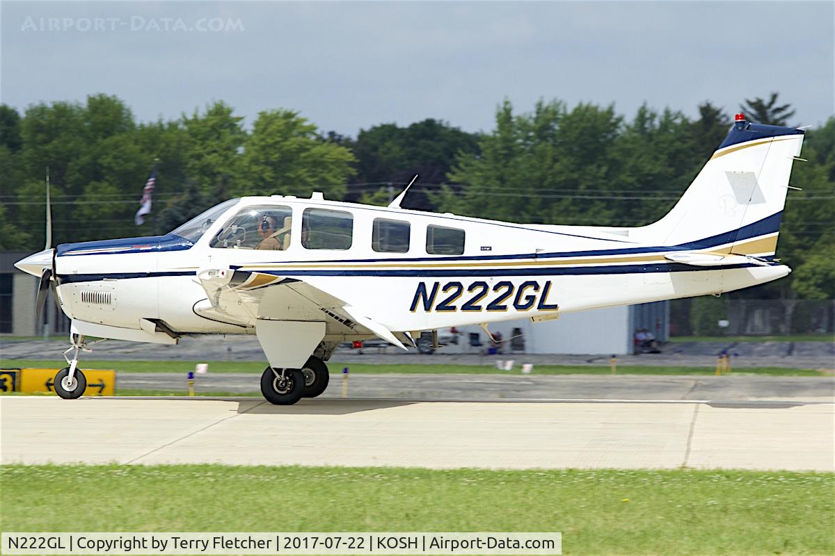 N222GL, 2007 Raytheon Aircraft Company G36 C/N E-3763, At 2017 EAA AirVenture at Oshkosh