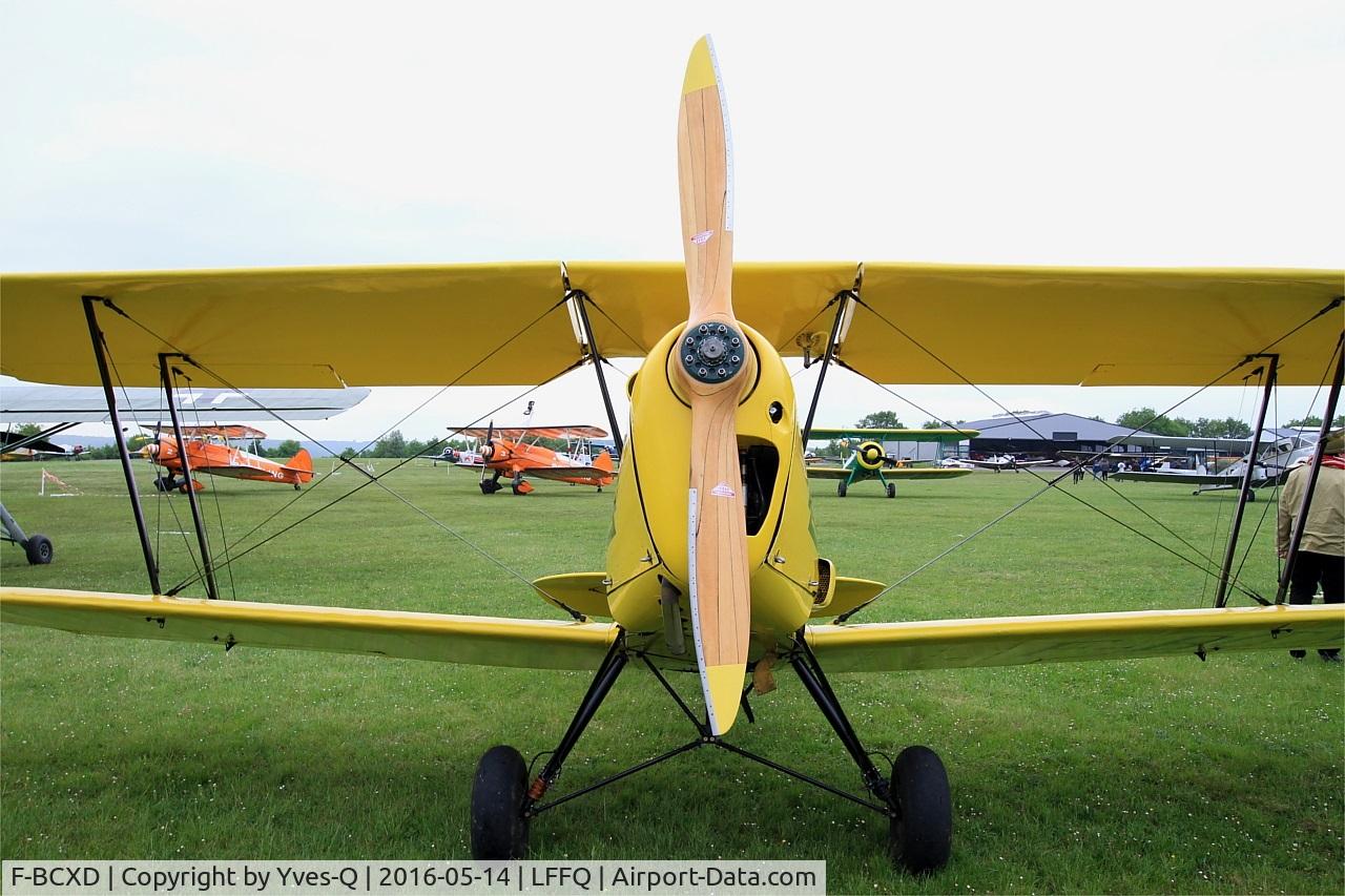 F-BCXD, 1946 Stampe and Vertongen SV-4A C/N 438, Stampe-Vertongen SV-4A, Static display, La Ferté-Alais Airfield (LFFQ) Air show 2016