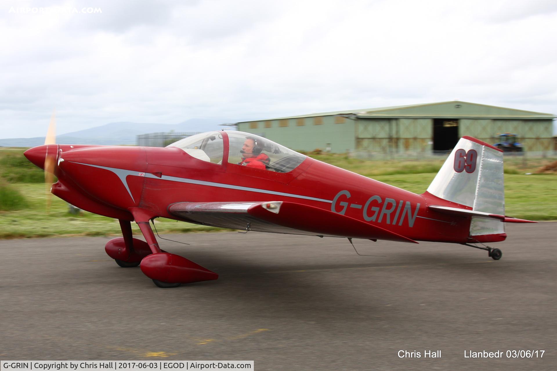 G-GRIN, 1999 Vans RV-6 C/N PFA 181-12409, Royal Aero Club 3Rs air race at Llanbedr
