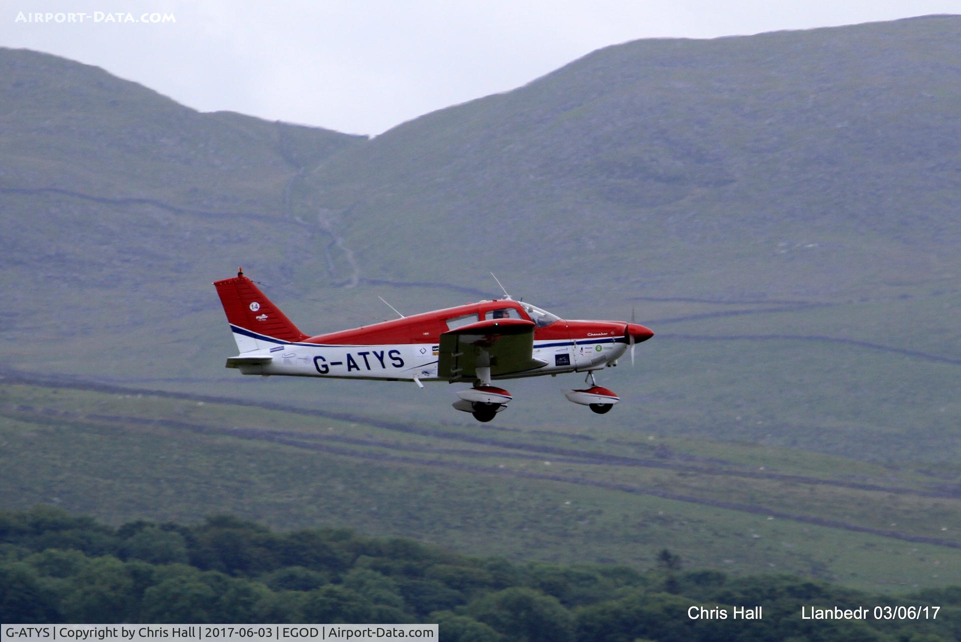 G-ATYS, 1966 Piper PA-28-180 Cherokee C/N 28-3296, Royal Aero Club 3Rs air race at Llanbedr