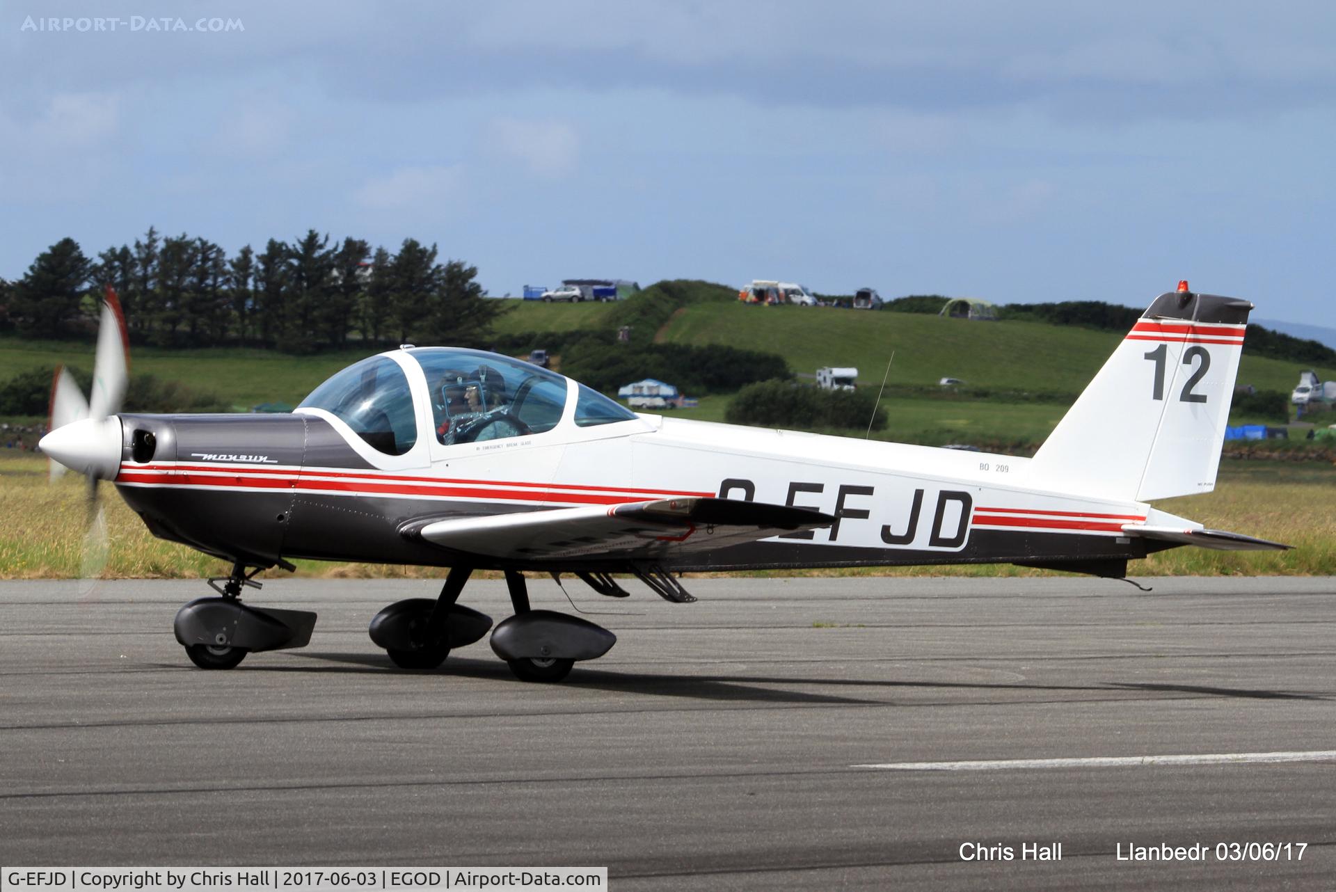 G-EFJD, 1971 Bolkow Bo-209C Monsun 160FV C/N 126, Royal Aero Club 3Rs air race at Llanbedr