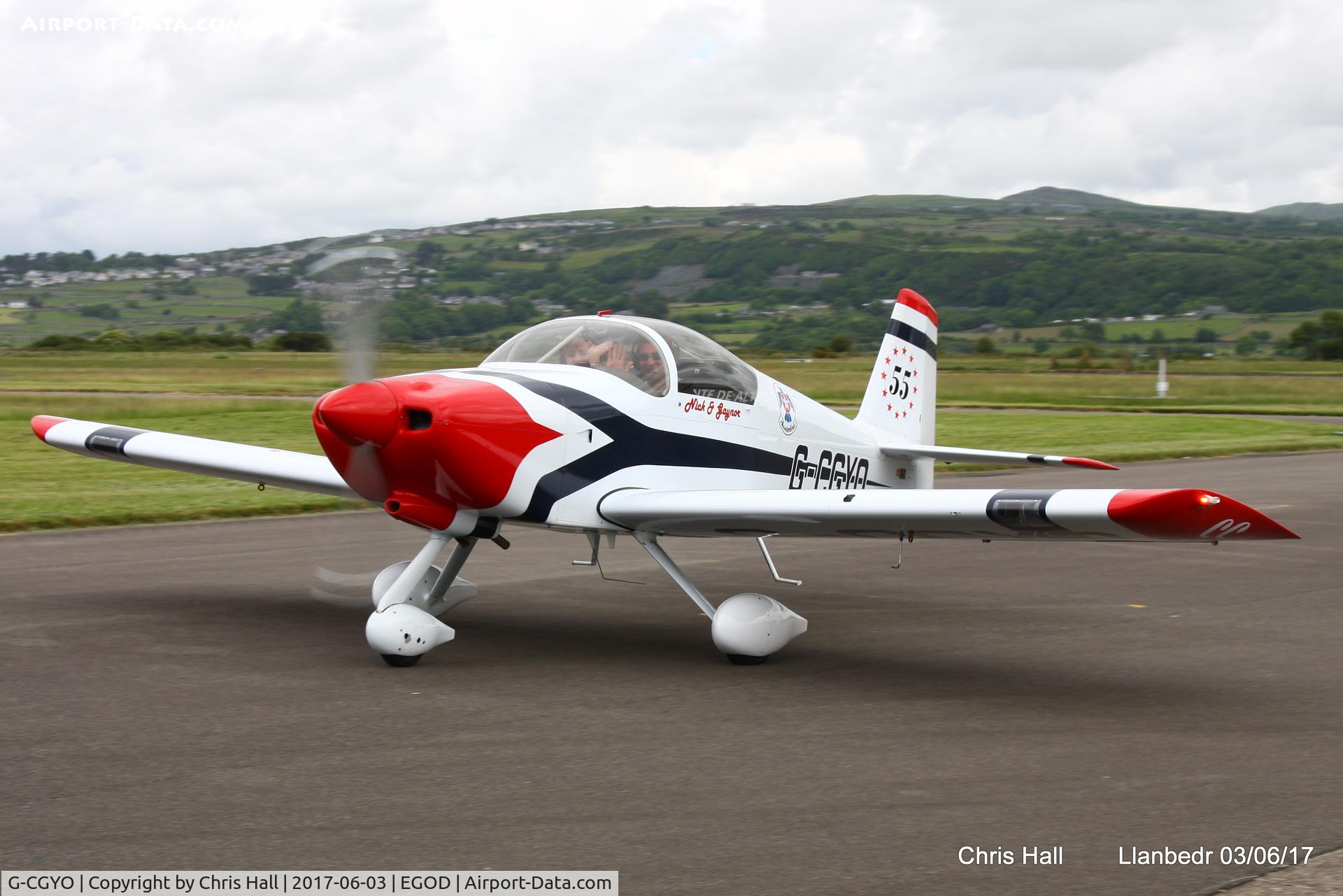 G-CGYO, 2005 Vans RV-6A C/N 24704, Royal Aero Club 3Rs air race at Llanbedr