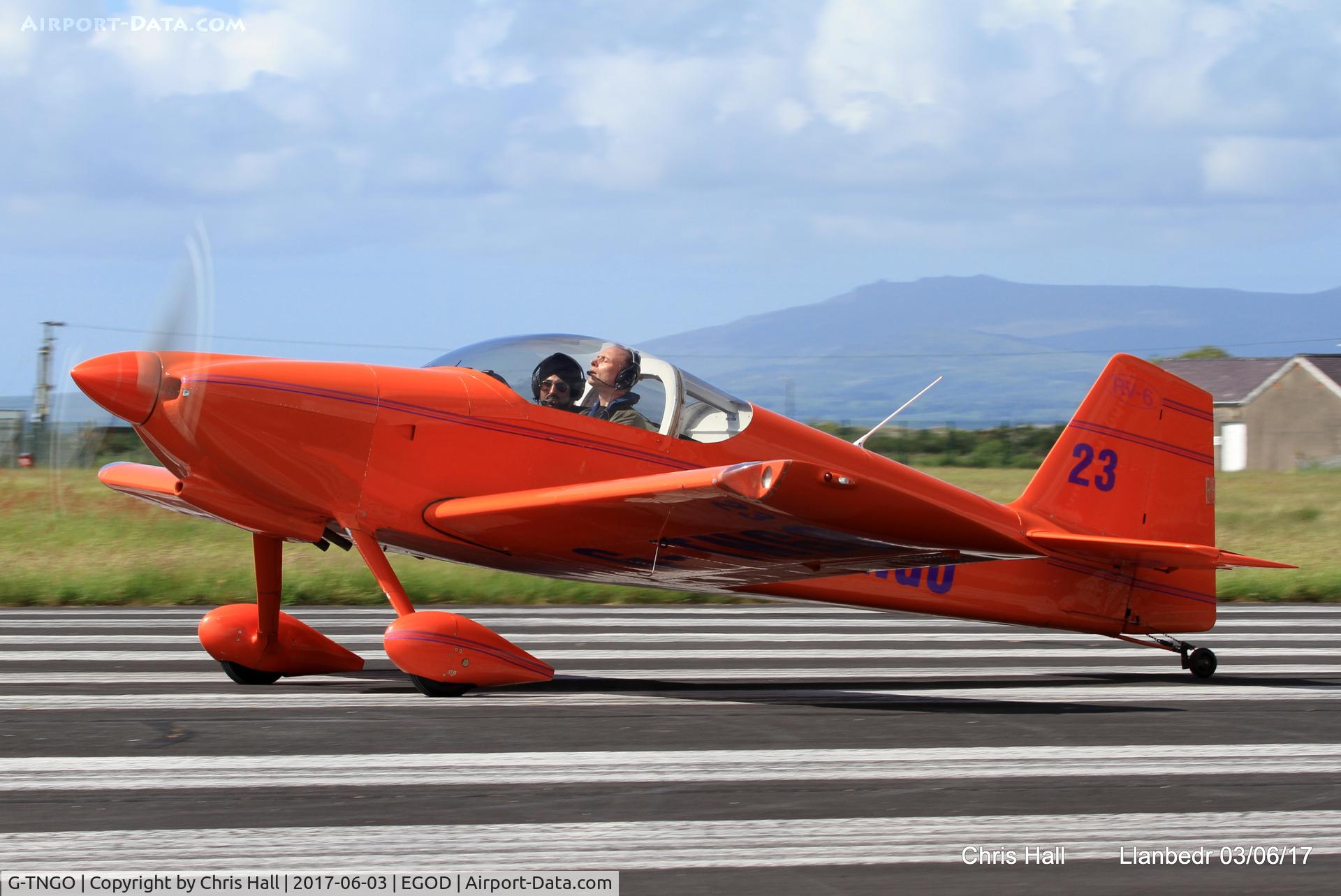 G-TNGO, 1994 Vans RV-6 C/N 21897, Royal Aero Club 3Rs air race at Llanbedr