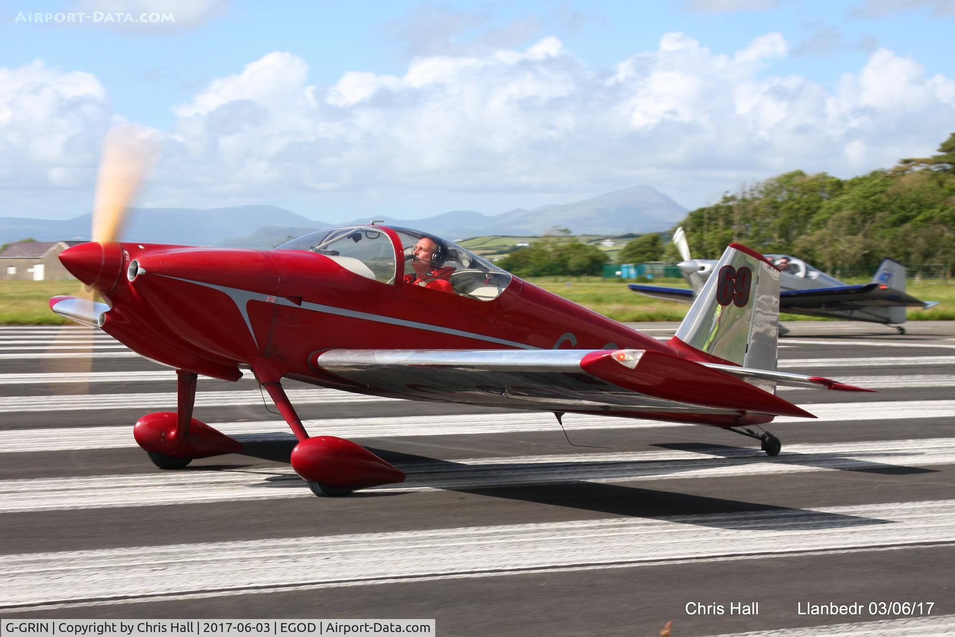 G-GRIN, 1999 Vans RV-6 C/N PFA 181-12409, Royal Aero Club 3Rs air race at Llanbedr