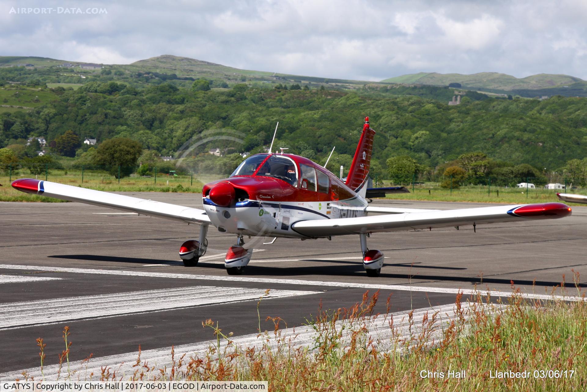 G-ATYS, 1966 Piper PA-28-180 Cherokee C/N 28-3296, Royal Aero Club 3Rs air race at Llanbedr