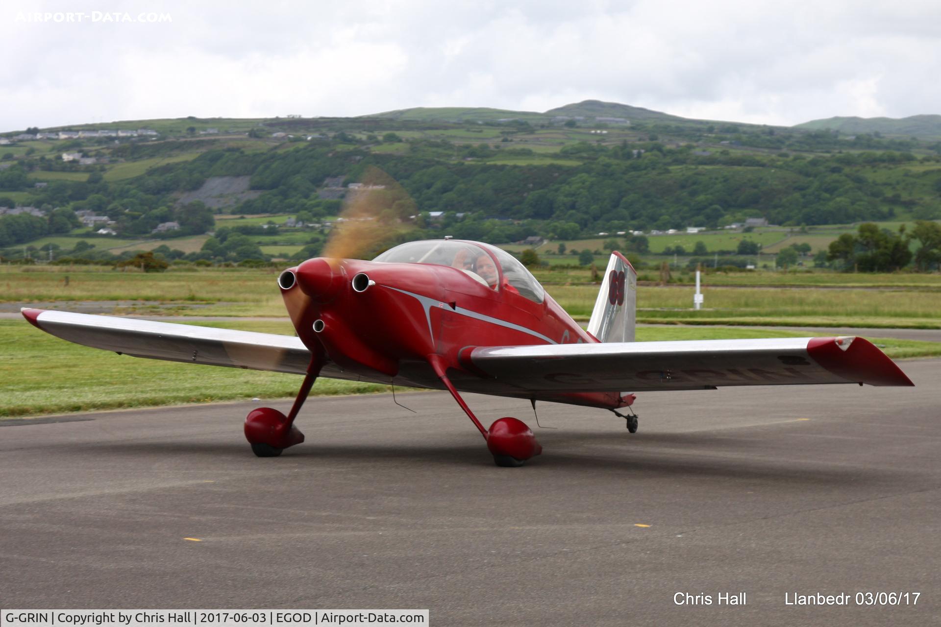 G-GRIN, 1999 Vans RV-6 C/N PFA 181-12409, Royal Aero Club 3Rs air race at Llanbedr