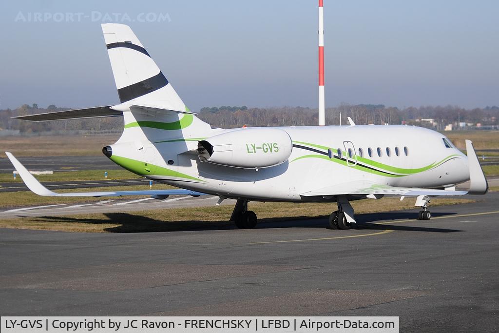 LY-GVS, 2013 Dassault Falcon 2000S C/N 706, Charter Jets