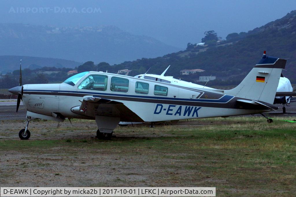 D-EAWK, Beech A36 Bonanza 36 C/N E2174, Parked