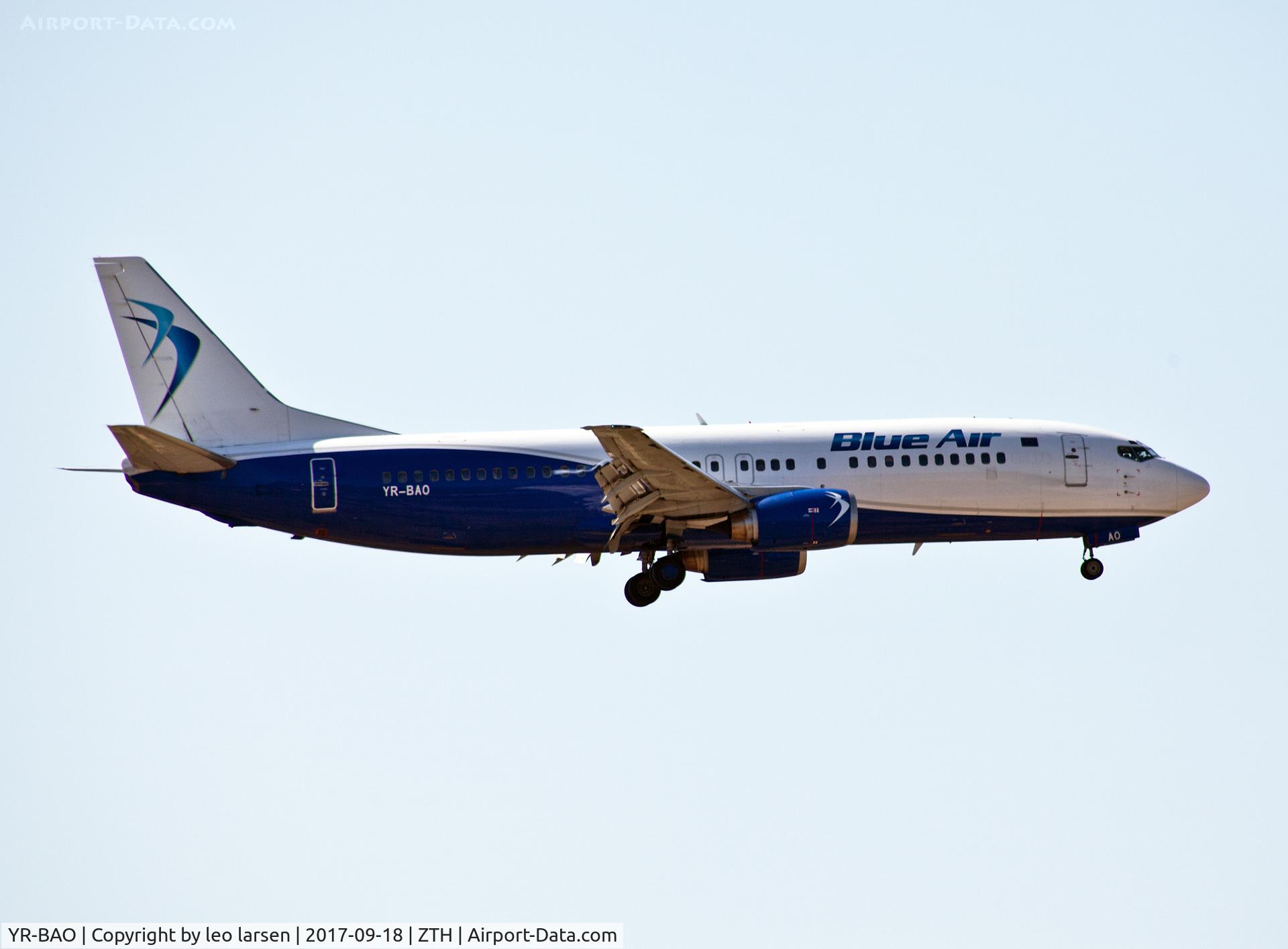 YR-BAO, 1991 Boeing 737-42C C/N 24813, Zakynthos 18.9.2017