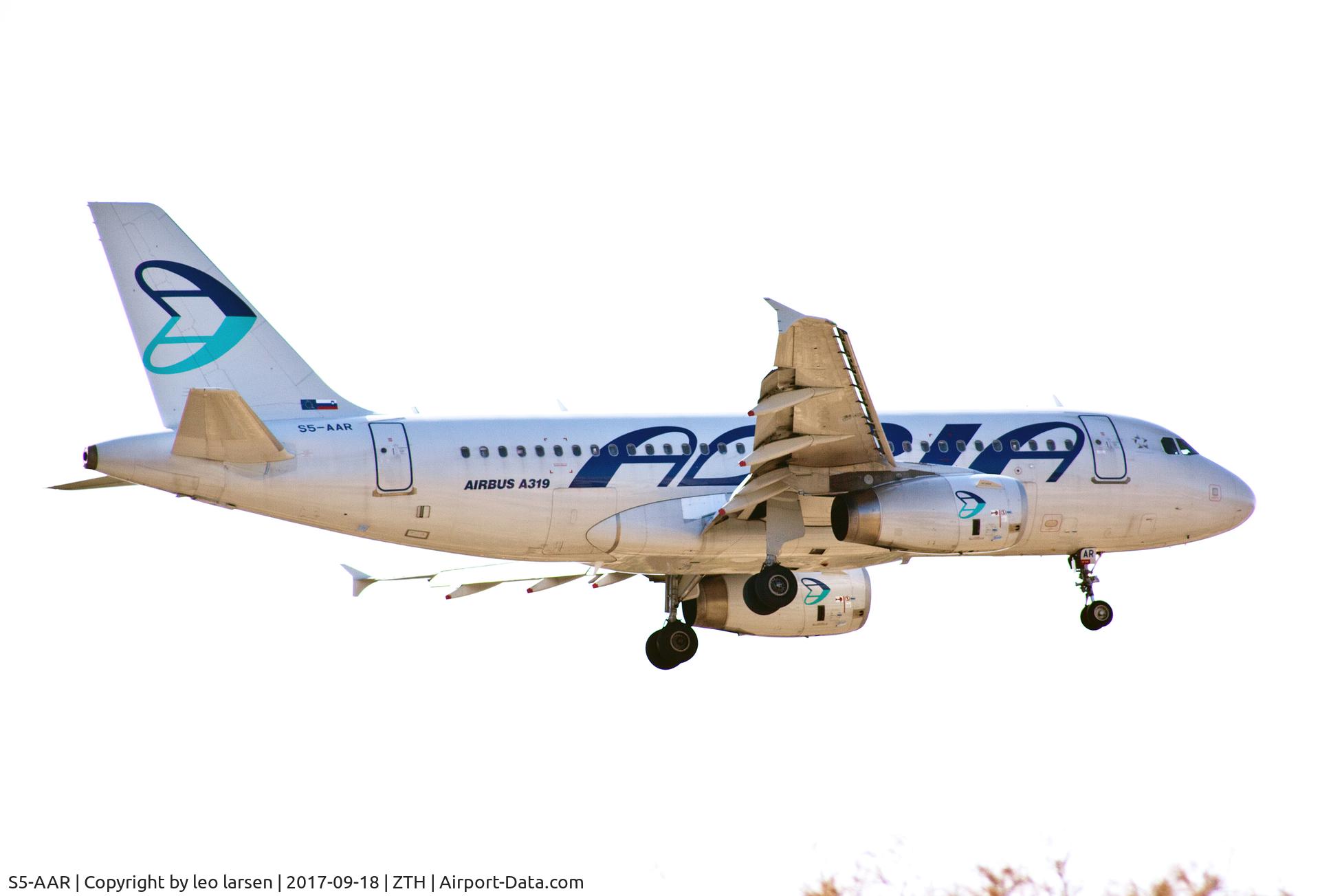 S5-AAR, 2010 Airbus A319-132 C/N 4301, Zakynthos 18.9.2017