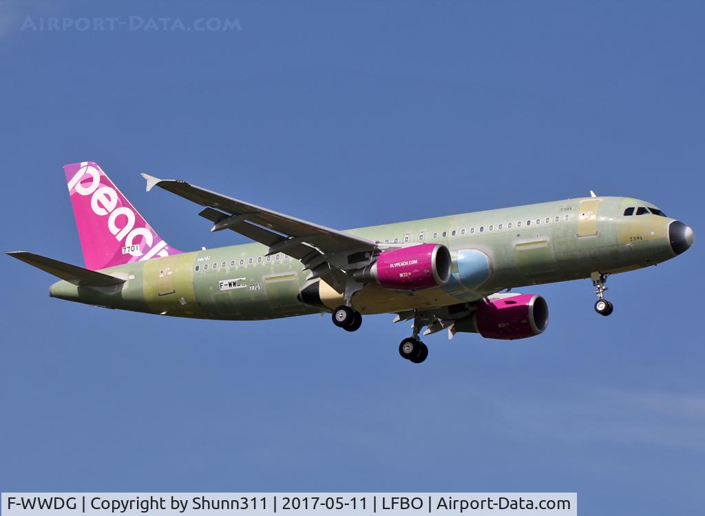F-WWDG, 2017 Airbus A320-214 C/N 7701, C/n 7701 - For Peach Air