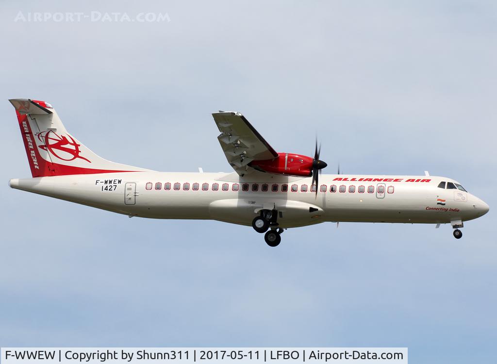 F-WWEW, 2017 ATR 72-600 C/N 1427, C/n 1427 - To be VT-RKG