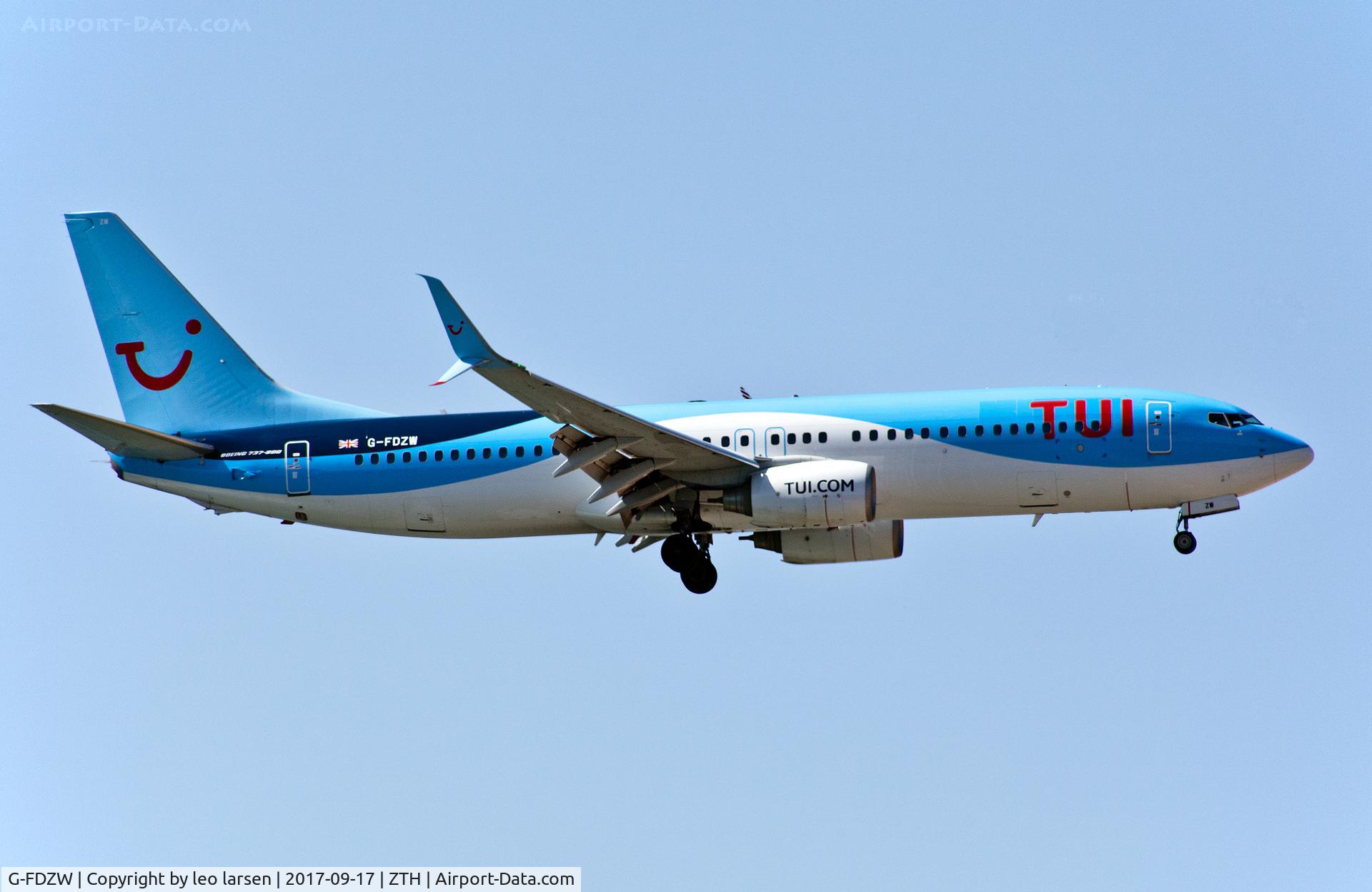 G-FDZW, 2011 Boeing 737-8K5 C/N 37254, Zakynthos 17.9.2017