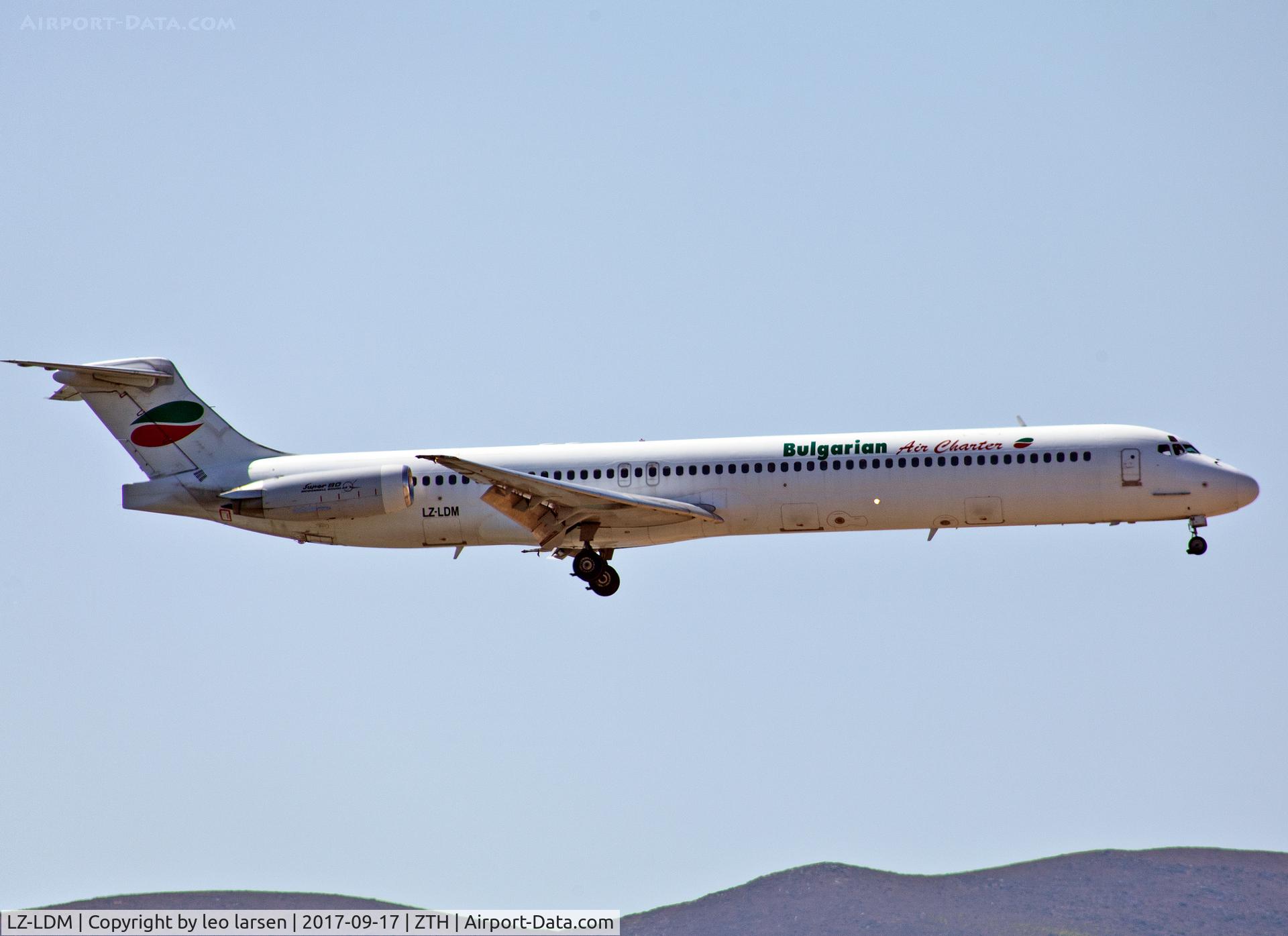 LZ-LDM, 1994 McDonnell Douglas MD-82 (DC-9-82) C/N 53228/2104, Zakynthos 17.9.2017