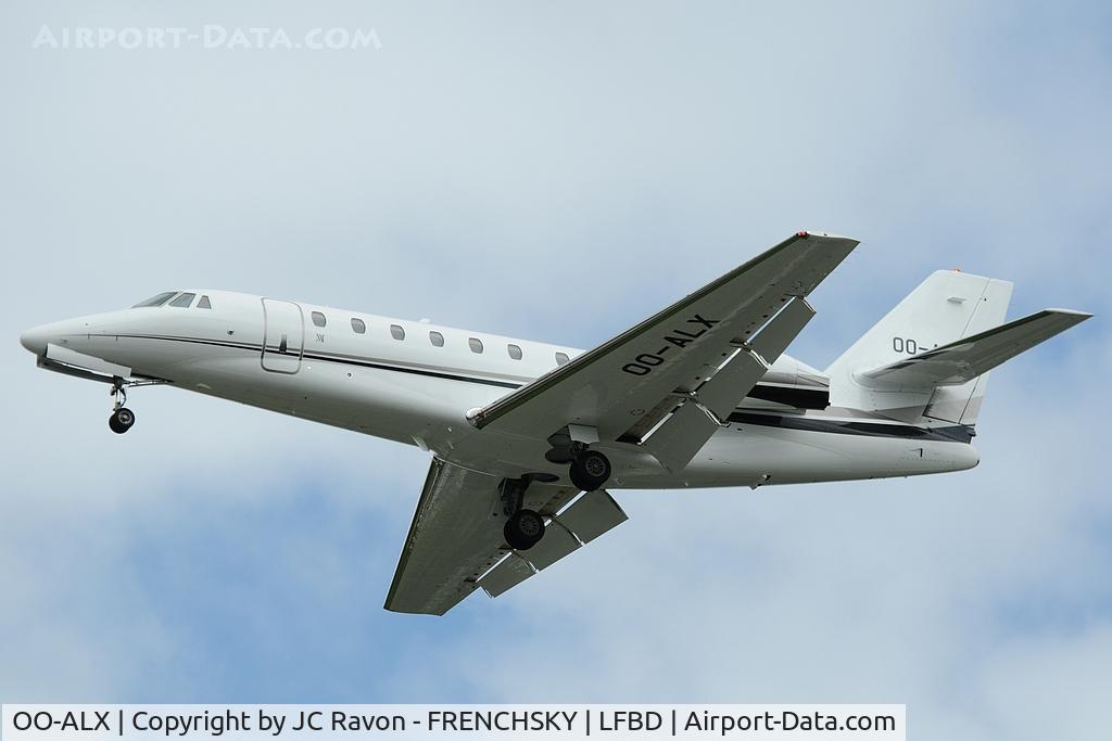 OO-ALX, 2009 Cessna 680 Citation Sovereign C/N 680-0271, Flying Group landing runway 23