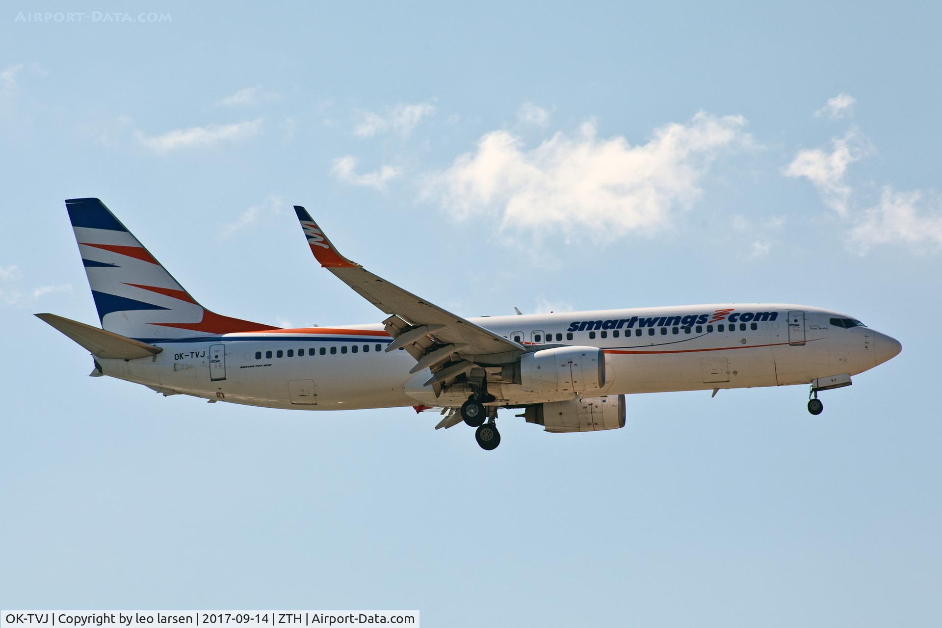 OK-TVJ, 2004 Boeing 737-8Q8 C/N 29351, Zakynthos 14.9.2017