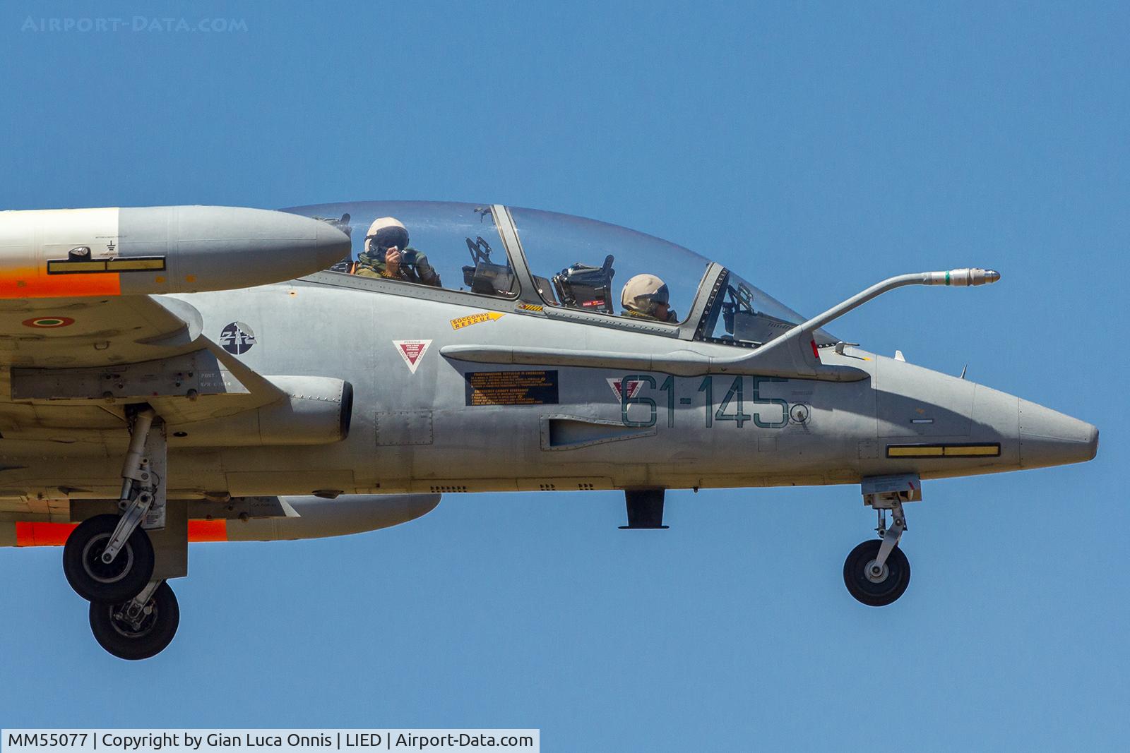 MM55077, Aermacchi MB-339CD C/N 213/CD016, LANDING