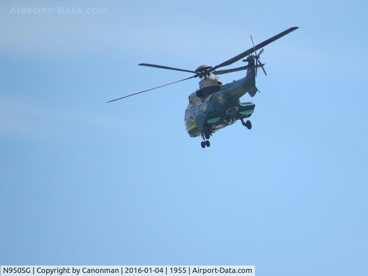 N950SG, 2003 Eurocopter AS-332L-1 Super Puma C/N 9007, Patrolling