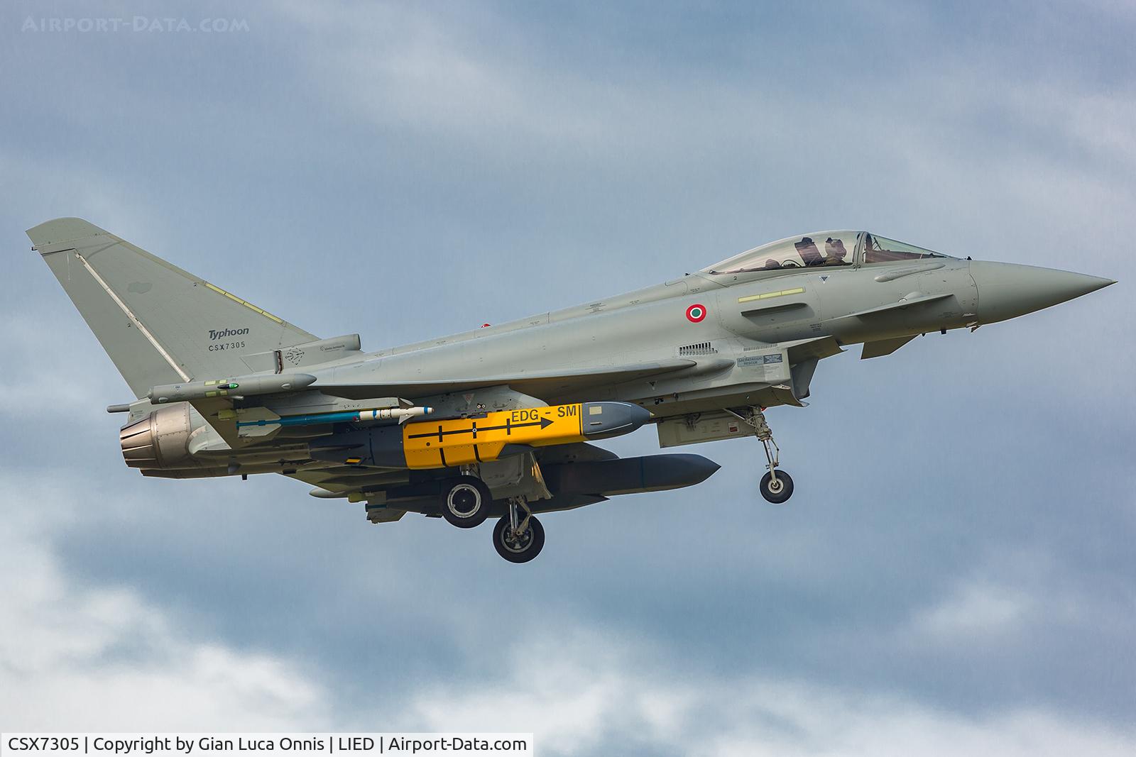 CSX7305, Eurofighter EF-2000 Typhoon S C/N csx7305, FLIGHT TEST STORM SHADOW