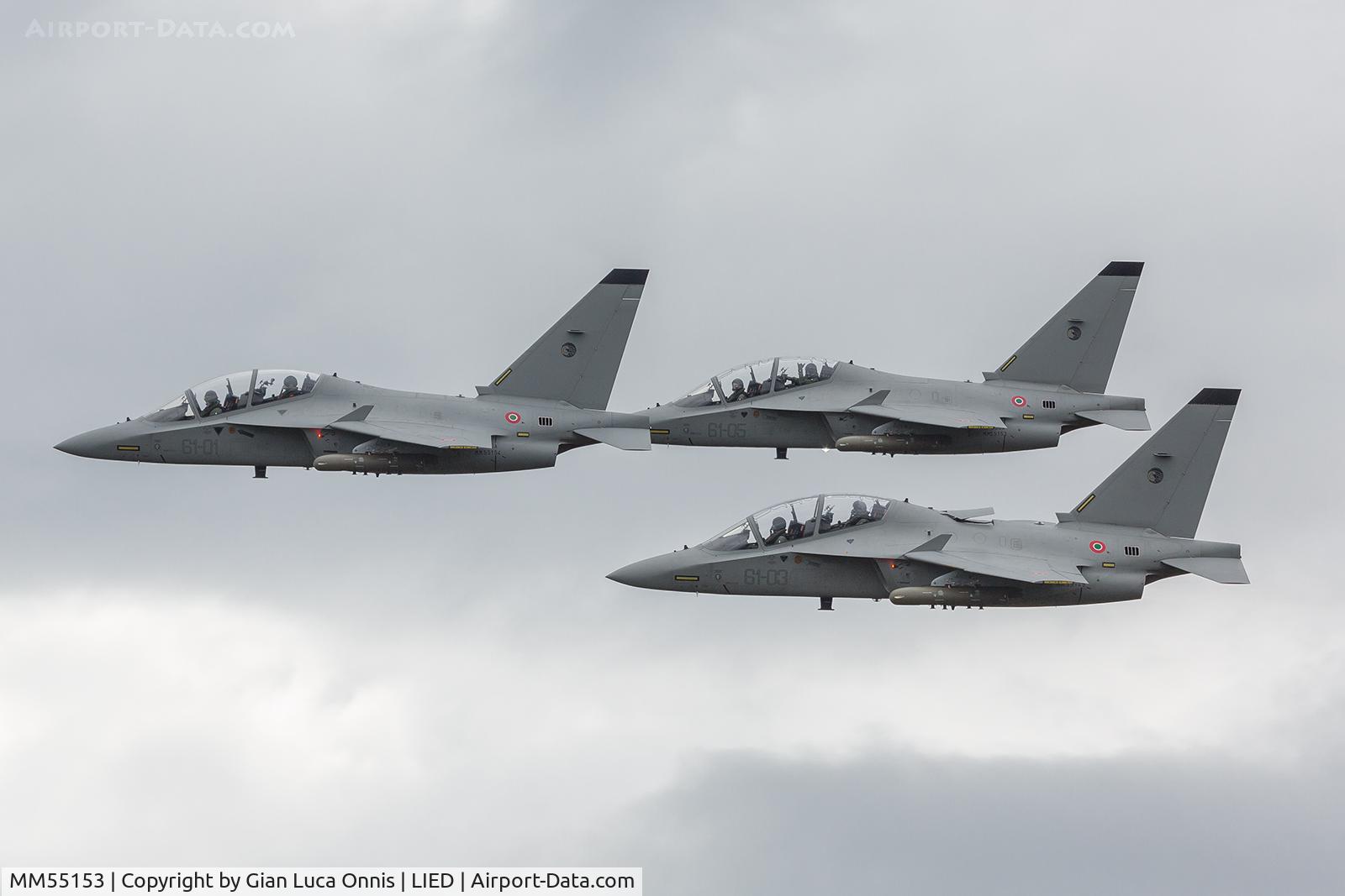 MM55153, Alenia Aermacchi T-346A Master C/N 7024/B05/00004, LOW PASS FORMATION